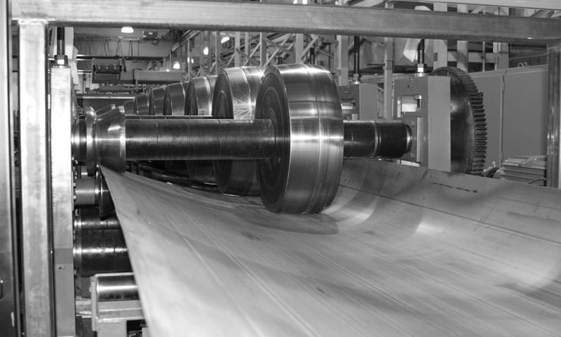 Bradbury rollformer for heavy gauge material